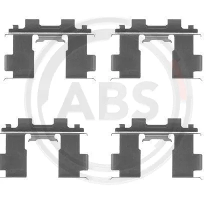 1205Q A.B.S. Гальмівні колодки (монтажний набір)
