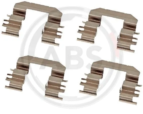 2012Q A.B.S. Монтажний комплект гальмівних колодок