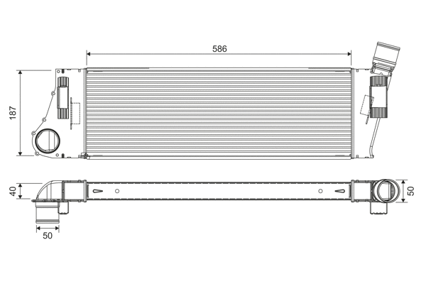 818727 VALEO Интеркулер