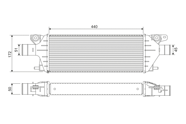 818379 VALEO Интеркулер