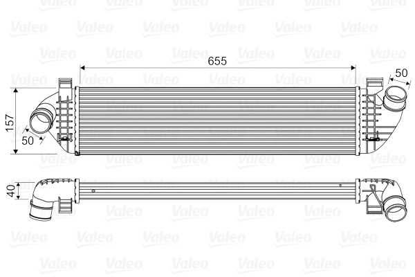 818571 VALEO Интеркулер