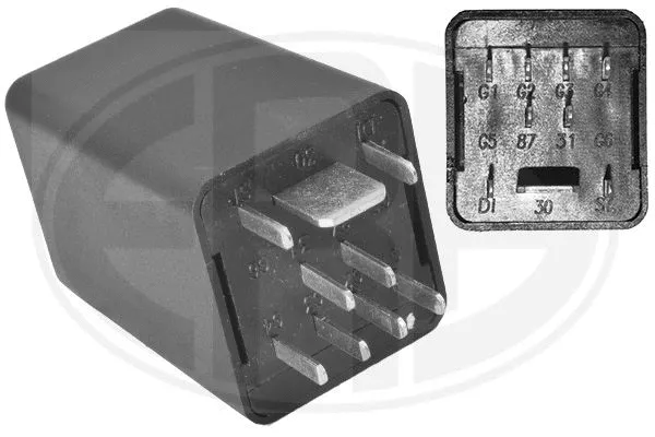 661340 ERA Контролер/реле свічок накалу AUDI A2, A3, A4 B6, A4 B7, A6 C6, SEAT ALTEA, ALTEA XL, LEON, TOLEDO III, SKODA OCTAVIA II, SUPERB II, VW CADDY III, CADDY III/MINIVAN, EOS 1.4D-2.0D 02.03-07.15