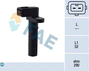 79143 FAE Датчик частоты вращения, управление двигателем. Датчик, положение распределительного вала