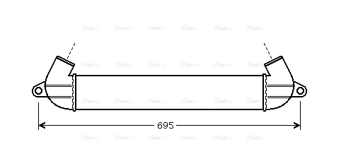 FT4271 AVA QUALITY COOLING Интеркулер