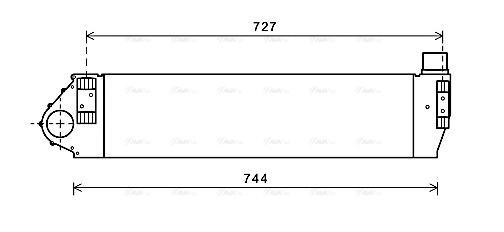 RT4482 AVA QUALITY COOLING Интеркулер