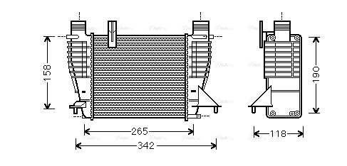 DNA4356 AVA QUALITY COOLING Интеркулер
