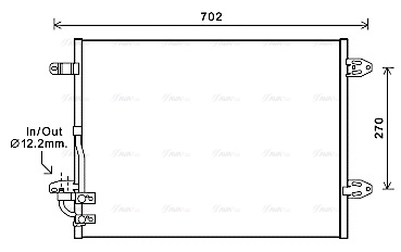 VNA5323 AVA QUALITY COOLING Радиатор кондиционера
