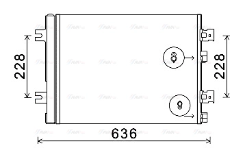 RTA5467D AVA QUALITY COOLING Радиатор кондиционера