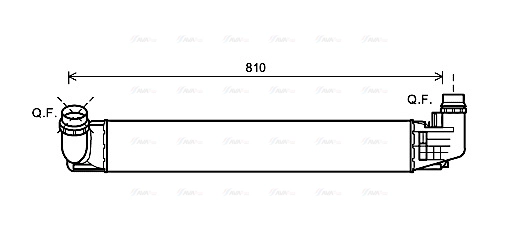 DAA4009 AVA QUALITY COOLING Интеркулер