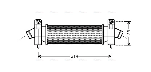 FDA4341 AVA QUALITY COOLING Интеркулер