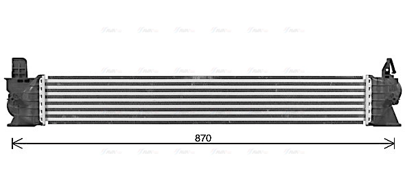 FT4482 AVA QUALITY COOLING Интеркулер