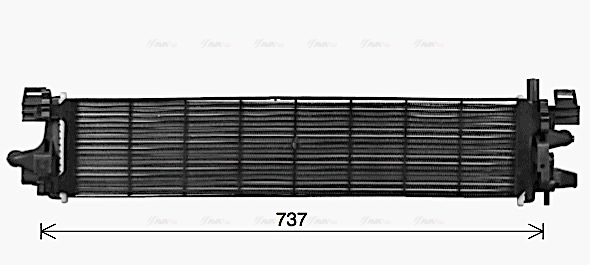 FD2663 AVA QUALITY COOLING Радиатор двигателя