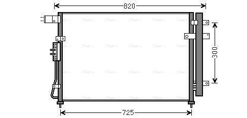 KAA5138D AVA QUALITY COOLING Радиатор кондиционера