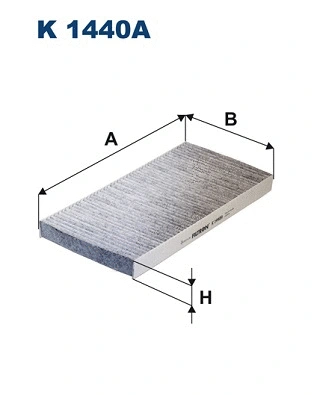 K1440A FILTRON Фільтр салону із елементами активованого вугілля AUDI Q4 E-TRON, CUPRA BORN, TAVASCAN, FORD CAPRI, FORD USA EXPLORER, SKODA ELROQ, ENYAQ IV, VW ID. BUZZ, ID. BUZZ CARGO, ID.3 Electric 11.19-