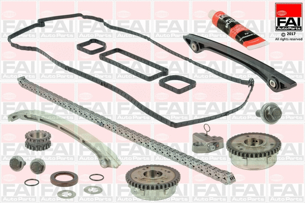 TCK288VVT FAI AutoParts Комплект ГРМ (ланцюг + елементи) FORD VOLVO