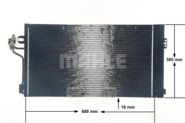 AC762000S Mahle / Knecht Радиатор кондиционера