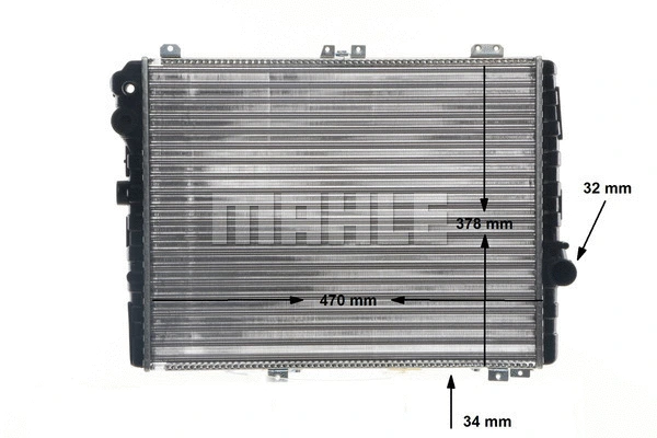 CR253000S Mahle / Knecht Радиатор двигателя