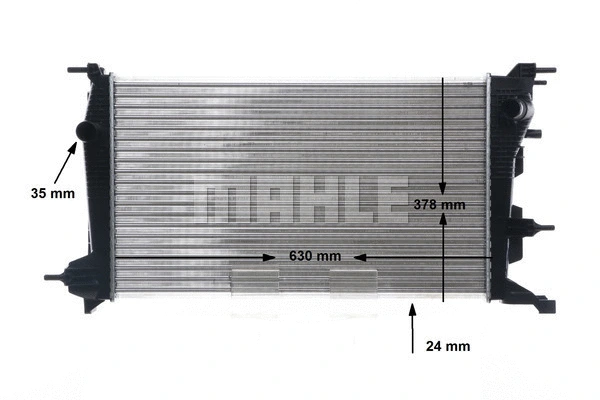 CR840001S Mahle / Knecht Радиатор двигателя