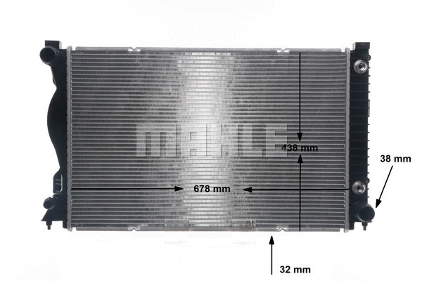 CR789000S Mahle / Knecht Радиатор двигателя