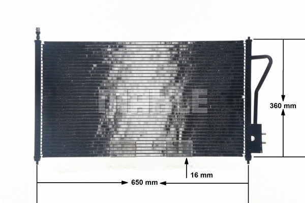 AC218000S Mahle / Knecht Радиатор кондиционера