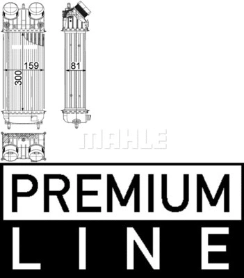 CI418000P Mahle / Knecht Интеркулер