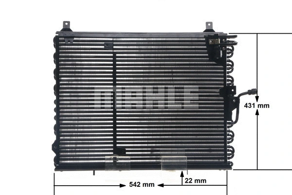 AC150000S Mahle / Knecht Радиатор кондиционера