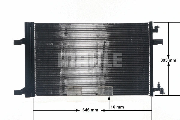 AC637000S Mahle / Knecht Радиатор кондиционера