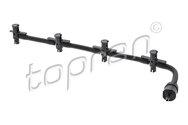 118965 TOPRAN Шланг переливу AUDI A3, A4 B8, A5, A6 C6, Q5, TT  SEAT ALTEA, ALTEA XL, EXEO, EXEO ST, LEON, TOLEDO III  SKODA OCTAVIA II, SUPERB II, YETI  VW BEETLE, EOS, GOLF PLUS V, GOLF V 05.03-07.18