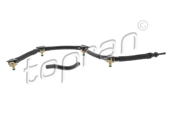 119130 TOPRAN Трубка переливу палива AUDI A1, A3, A5, Q2, Q3, TT  SEAT ALHAMBRA, ATECA, LEON, LEON SC, LEON ST, TARRACO, TOLEDO IV  SKODA KAROQ, KODIAQ I, OCTAVIA III, SUPERB III, YETI 1.6D/2.0D 11.09-