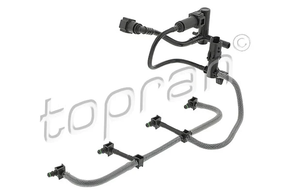305374 TOPRAN Шланг переливу FORD C-MAX, FOCUS C-MAX, FOCUS II, GALAXY II, MONDEO IV, S-MAX, TOURNEO CONNECT, TRANSIT CONNECT 1.8D 06.02-06.15