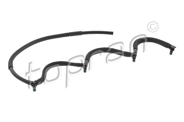 724257 TOPRAN Трубка переливу палива (довжина 2 460мм) CITROEN C2, C3 I, C3 II, C3 PLURIEL, XSARA  PEUGEOT 206, 307 1.4D/2.0D 09.01-