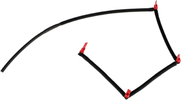 MFL1085 GATES Шланг переливу (довжина 2 960мм) CITROEN C2  PEUGEOT 206, 307 09.01-12.09