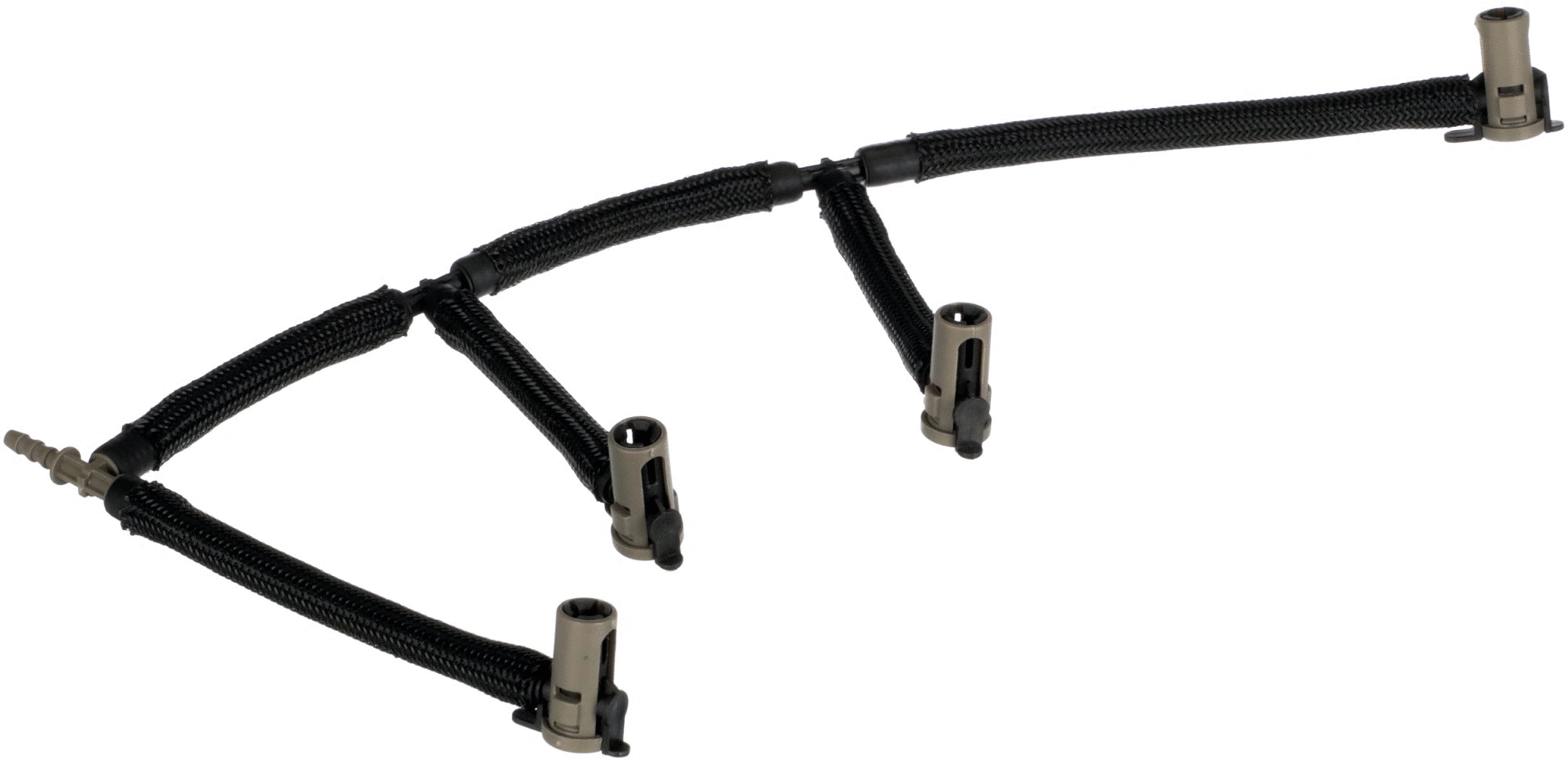 MFL1212 GATES Шланг переливу (довжина 2 450мм) AUDI A3, Q2  SEAT ARONA, ATECA, IBIZA V, LEON, LEON ST  SKODA KAROQ, OCTAVIA II, OCTAVIA III  VW GOLF SPORTSVAN VII, GOLF VII 1.6/1.6D 06.09-