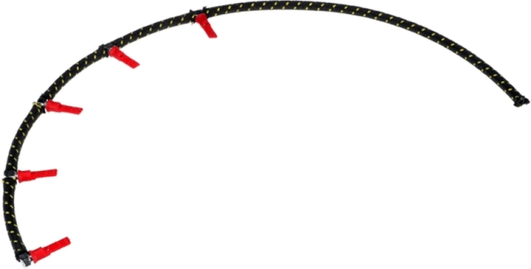 MFL1152 GATES Шланг переливу (тип коннектора: метал, довжина 2 760мм) MERCEDES C (CL203), C T-MODEL (S203), C (W203), E T-MODEL (S210), E (W210), G (W463), M (W163), SPRINTER 3-T (B903) 2.7D/3.0D 07.99-05.08