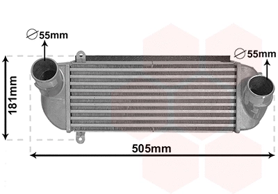 82014702 VAN WEZEL Интеркулер