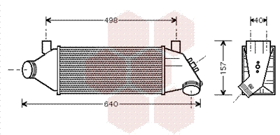 18004315 VAN WEZEL Интеркулер