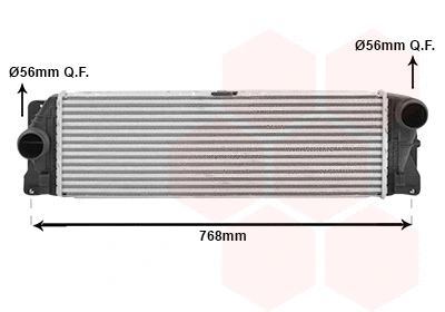 30014710 VAN WEZEL Интеркулер