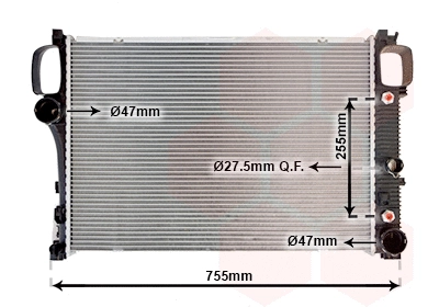 30002447 VAN WEZEL Радиатор двигателя