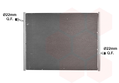 30012703 VAN WEZEL Радиатор двигателя