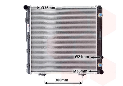 30002148 VAN WEZEL Радиатор двигателя