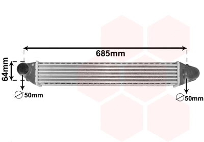 58004248 VAN WEZEL Интеркулер