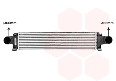 59004296 VAN WEZEL Интеркулер