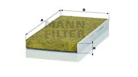 FP36006 MANN-FILTER Фільтр салону антибактеріальний