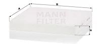 CU23024 MANN-FILTER Фільтр салону