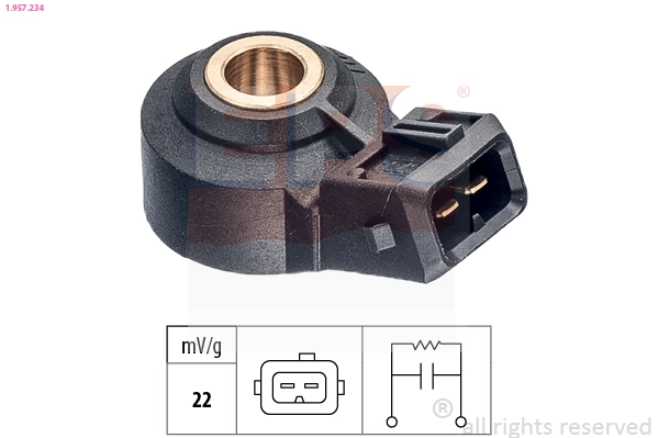 1957234 EPS EPS NISSAN Датчик детонації JUKE 1.6 13-, QASHQAI 2.0 14-, X-TRAIL 1.6-2.5 13-