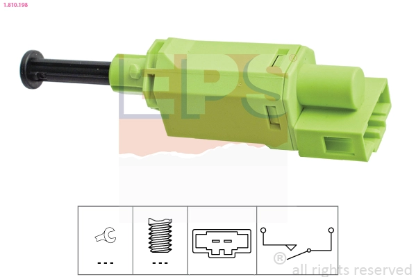 1810198 EPS Виключатель, привод сцепления (Tempomat),