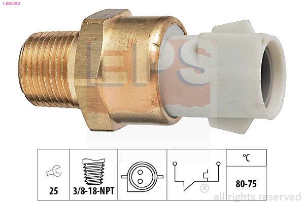 1850052 EPS EPS FORD датчик включення вентилятора радіатора Escort,Fiesta -90