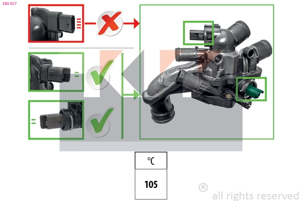 580927 KW Термостат