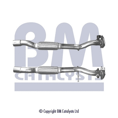 BM50108 BM CATALYSTS Вихлопна труба передн (довжина:720мм) FIAT 500, 500 C, PANDA  FORD KA 1.3D 01.06-