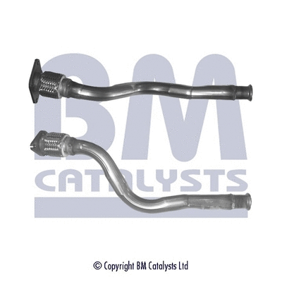 BM50207 BM CATALYSTS Вихлопна труба передн NISSAN KUBISTAR  RENAULT CLIO II, KANGOO, KANGOO EXPRESS 1.5D 06.01-